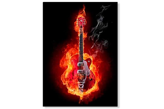 fire Guitar 7210