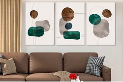Tablou canvas minimalist 3 piese modernism