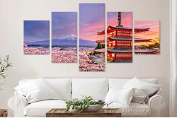 Tablouri canvas Fuji pagoda