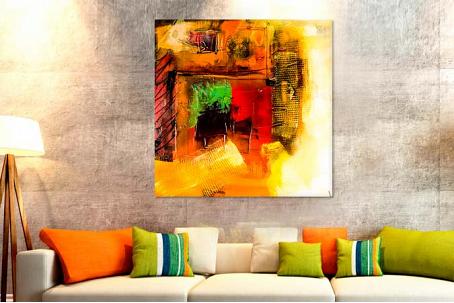 Tablou canvas abstract culori 46119